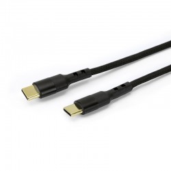 Câble USB-C Mâle vers USB-C Mâle Plaqué Or 2m