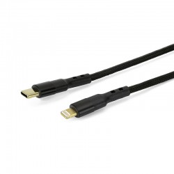 Câble USB-C Mâle vers Lightning Mâle Plaqué Or 1m