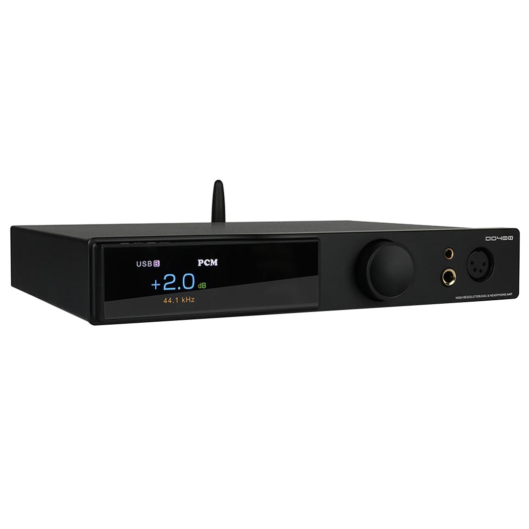 SMSL DO400 DAC ES9039MSPRO Amplificateur Casque XMOS XU316 Bluetooth 5.1 LDAC 32bit 768kHz DSD512 MQA-CD Noir