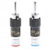 Banana Plugs Rhodium-Plated Lockable Ø9mm (The pair)