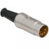 REAN NYS322G DIN male connector 5 pin gold-plated