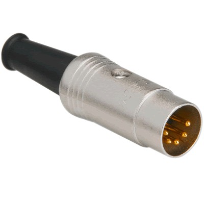 REAN NYS322G DIN male connector 5 pin gold-plated