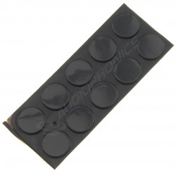 3M Pied silicone 15x2mm Noir (Set x10)