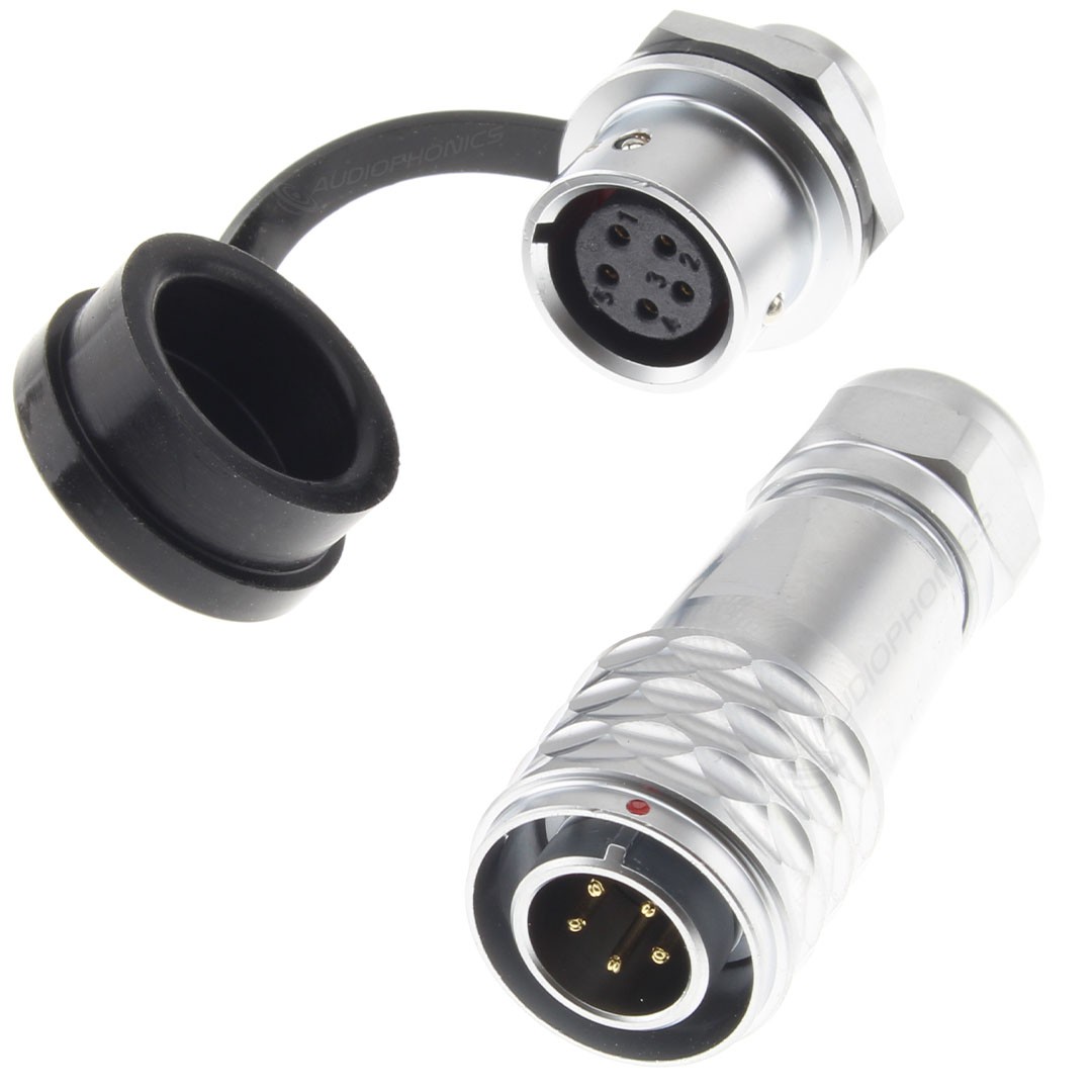 SF12 Connectors 5 Pole Male / Female Lockable Ø6mm