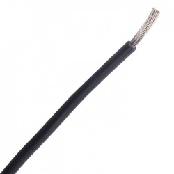 LAPP KABEL HEAT180 Fil de câblage multibrins souple silicone 0.75mm² Noir