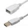Rallonge USB-A Femelle / USB-A Male 2.0 Plaqué Or 3.0m