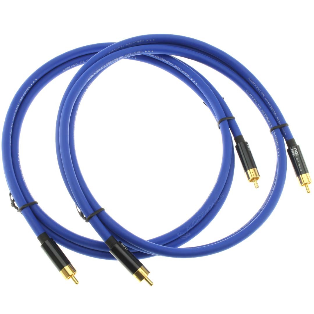 RAMM AUDIO S78 Câbles de Modulation RCA Cuivre OFC 1m (La paire)