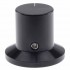 K022B Knob Solid Aluminum 30x18x28mm Ø6mm Black