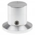 K024S Knob Solid Aluminum 30x19x25m Ø6mm Silver