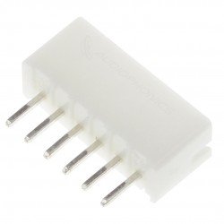PH 2.0mm Male Socket 6 Channels White (Unit)