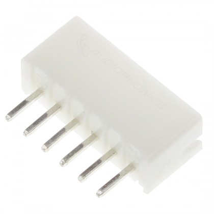 Connecteur Embase PH 2.0mm Mâle 6 Voies Blanc (Unité)