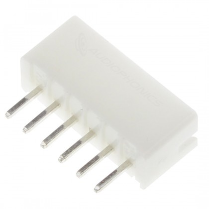 PH 2.0mm Male Socket 6 Channels White (Unit)