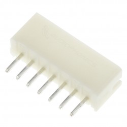 Connecteur Embase PH 2.0mm Mâle 7 Voies Blanc (Unité)