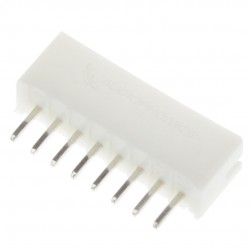 Connecteur Embase PH 2.0mm Mâle 8 Voies Blanc (Unité)