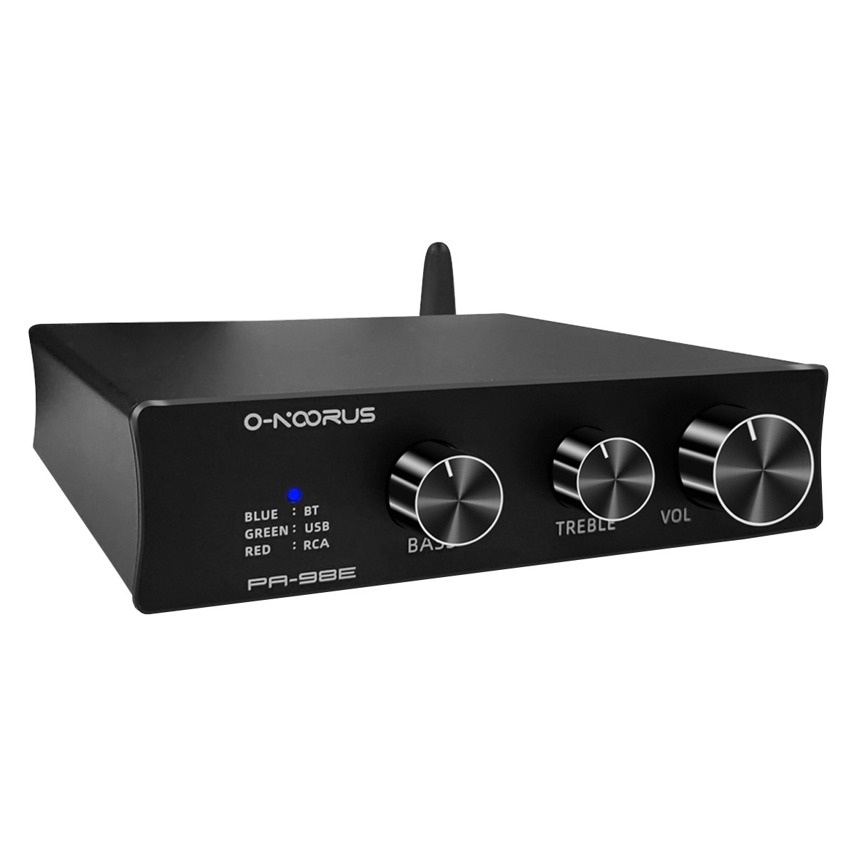 O-NOORUS PA-98E Amplifier Class D TDA7498 Bluetooth 5.0 2x125W 4 Ohm