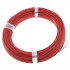Wiring Cable Single Strand Silver Plated OFC Copper PTFE Sheath 0.5mm² Ø1.3mm Red