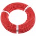 Fil de Câblage Cuivre OFC Plaqué Argent Gaine PTFE 1.5mm² Ø2mm Rouge