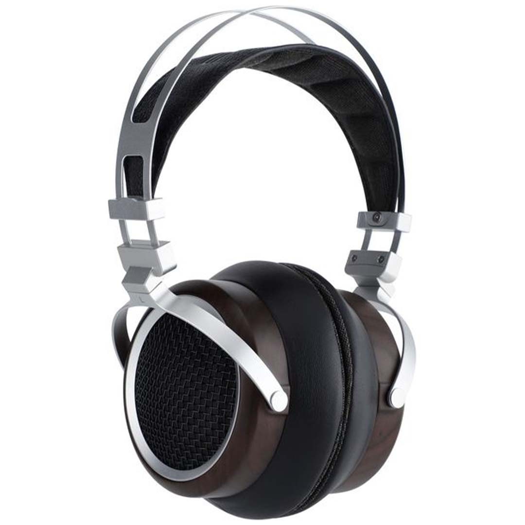 SIVGA LUAN Casque Dynamique Ouvert Circumaural Ø50mm 38 Ohm 100dB 20Hz-40kHz Bois Noir