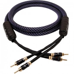 1877PHONO NOVA-SPK Bananas Speaker Cables Silver Plated PC-OCC Copper 3.31mm² 2.5m (Pair)