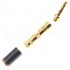 Gold-Plated Copper Banana Plugs Ø6mm (Pair)