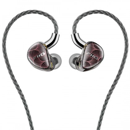 FIIO FX15 Écouteurs Intra-Auriculaires IEM Hybrides 1 Driver Dynamique + 4 Électrostatiques + 1 BA 24Ω 103dB 20Hz-40kHz