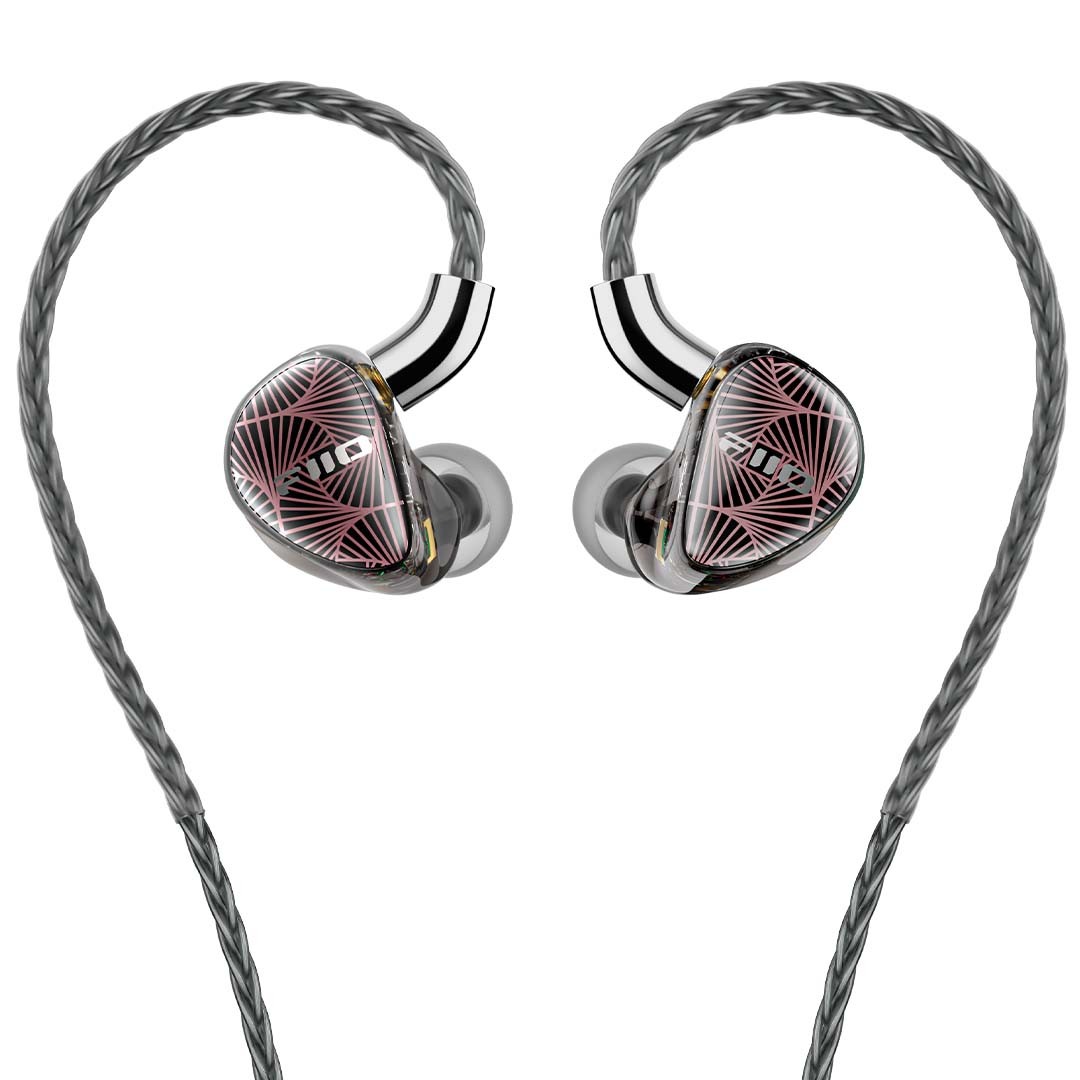 FIIO FX15 Hybrid IEM In-Ear Monitors 1 Dynamic Driver + 4 Electrostatics + 1 BA 24Ω 103dB 20Hz-40kHz