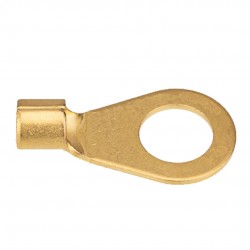 MUNDORF MCONCL.R25-6.5G Gold-Plated Ring Crimp Terminal M6 1.5-2.5mm² (Set x4)