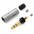 AECO AT3-1351G Jack 3.5mm TRS Connector Tellurium Copper Gold Plated Ø6.5mm