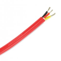Câble Triple Conducteur Silicone 0.75mm² Rouge