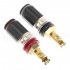 Speaker Terminals 24k Gold Plated Copper Ø19mm x 50mm (Pair)