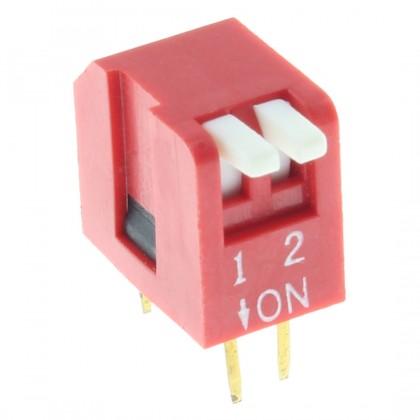 2-pole DIP switch 2xON-OFF