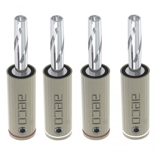 その他 aeco Banana Plug ABP-1111S 4pcs/1set Silver Plating Vacuum bag Amazon.com: aeco Banana Plug ABP-1111S, 4pcs/1set, Silver Plating