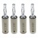 AECO ABP-1111S Banana Plugs Silver Plated Copper Ø6mm (Set x4)