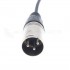 E1DA Câble Adaptateur XLR Mâle 3 Pins vers Jack 3.5mm Mâle Plaqué Or 15cm