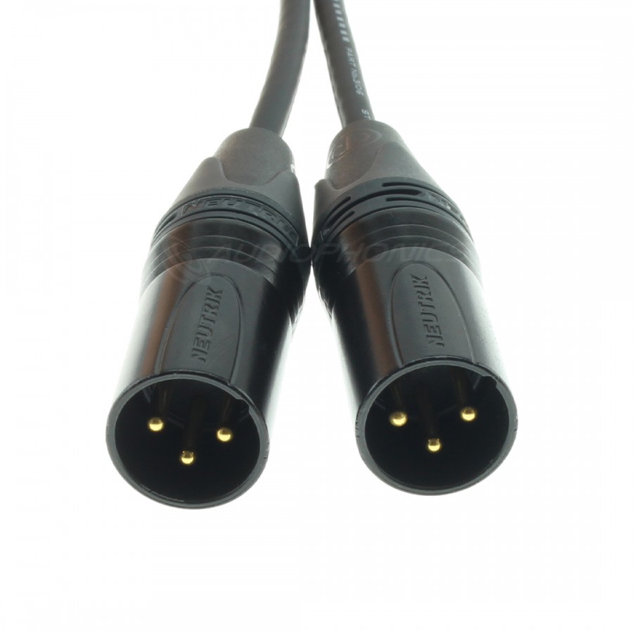 Câble de Modulation XLR Femelle - XLR Mâle 1m CANARE L-2E5AT Rouge -  Audiophonics