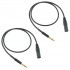 Balanced Interconnect Cable Male Jack 6.35mm to Male XLR 3-Pole OFC Copper 1.5m (Pair)