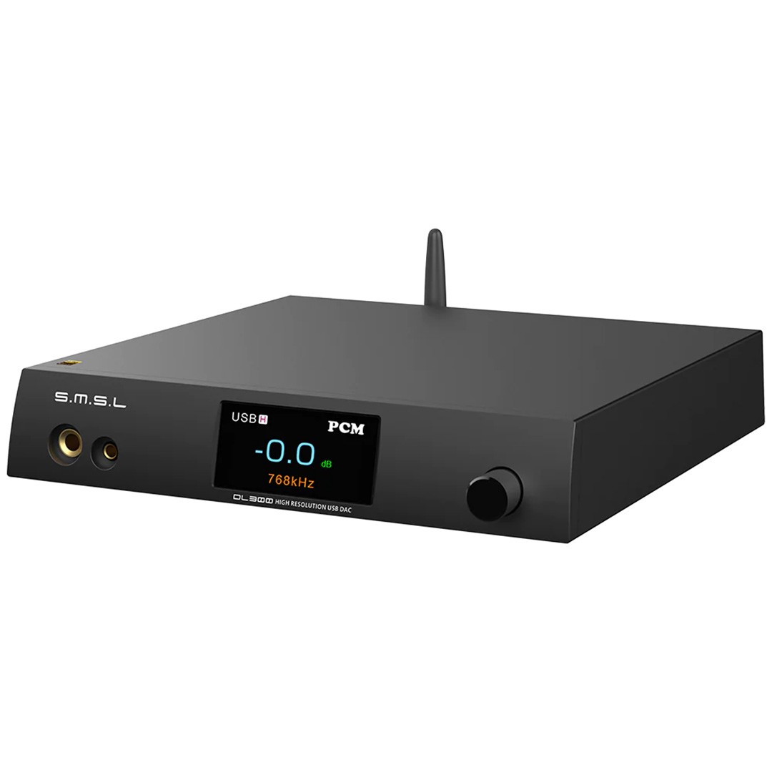 SMSL DL300 DAC AK4191 + AK4499 Amplificateur Casque XMOS XU316 Bluetooth 5.1 LDAC 32bit 768kHz DSD512 MQA-CD