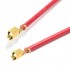 VH 3.96mm Female Cable Without Casing 1 Pole Gold Plated 30cm Red (x10)