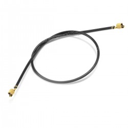 VH 3.96mm Female Cable Without Casing 1 Pole Gold Plated 30cm Black (x10)