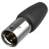 NEUTRIK NC3MX1-TOP Gold-Plated XLR Male 3-Pole Connector Outdoor Compatible IP65 Ø8mm