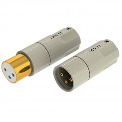 AECO AMI-1060G XLR 3-Pole Male and Female Connectors Gold-Plated Tellurium Copper Ø12mm (Pair)