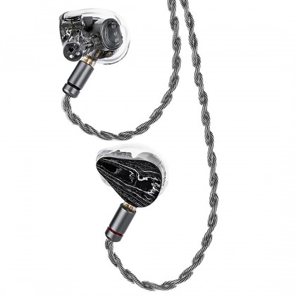 MOONDROP DARKSABER Écouteurs Intra-Auriculaires IEM Dynamiques 2DD+8BA 22Ω 128dB 20Hz-20kHz