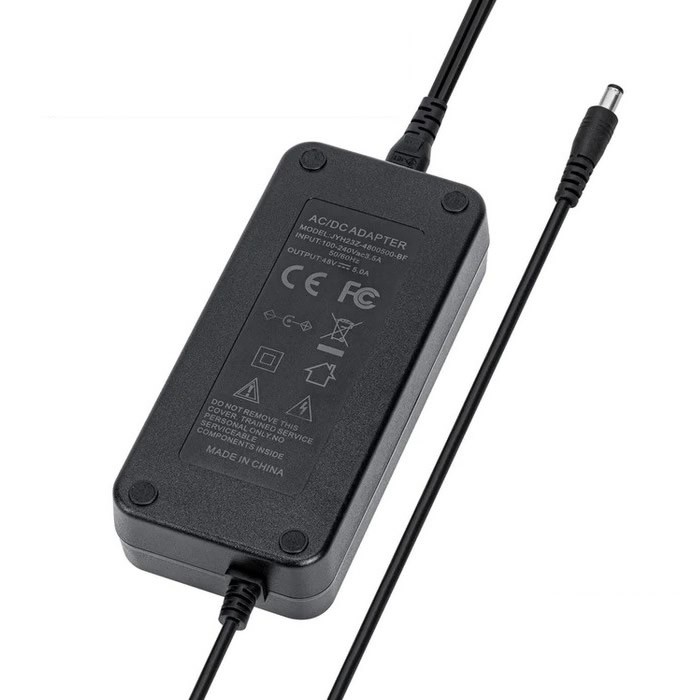 FOSI AUDIO AC/DC Switching Power Adapter 100-240VAC to 48V DC 5A