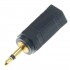 Adaptateur Jack 2.5mm Mâle Mono vers Jack 3.5mm Femelle Mono Plaqué Or