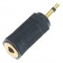 Adaptateur Jack 2.5mm Mâle Mono vers Jack 3.5mm Femelle Mono Plaqué Or