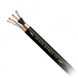OYAIDE BLACK MAMBA V2 Power Cable Copper Copper 102SSC Shielded 3.5mm² Ø11.8mm