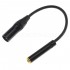 XLR male to 6.35mm female mono adapter cord