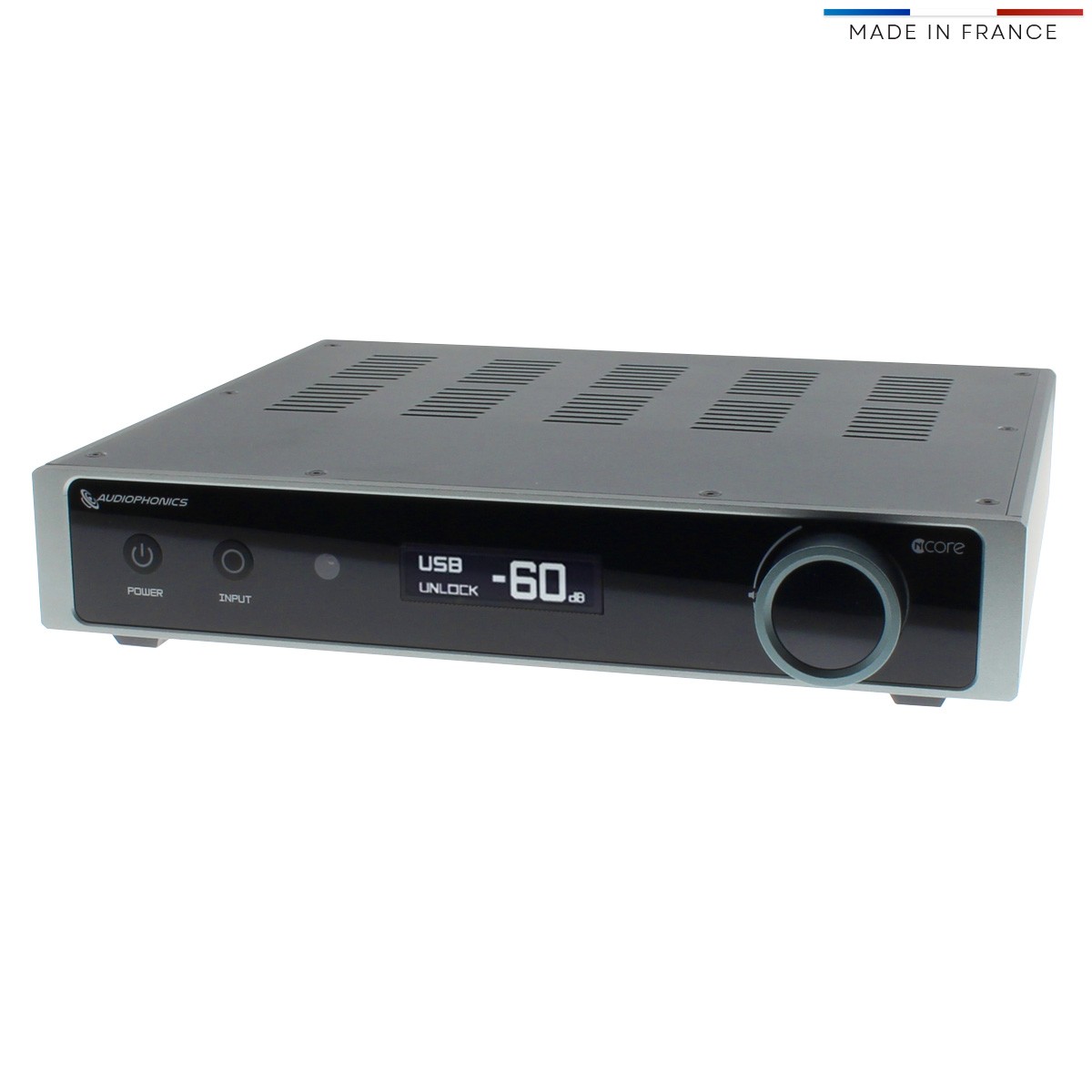 [GRADE A] AUDIOPHONICS DAW-S250NC Amplificateur Intégré Class D NCore NC252MP DAC ES9038Q2M WiFi Bluetooth 2x250W 4 Ohm