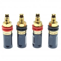 XANGSANE XS-6001AU SHORT Speaker Terminals Gold-Plated (Set x4)