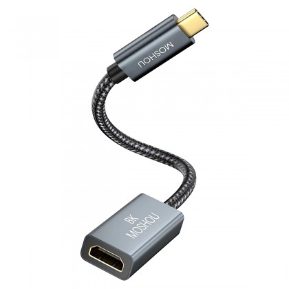 Adaptateur HDMI Femelle vers USB-C Mâle8K HDR 20cm
